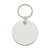 MDF Round Keyring